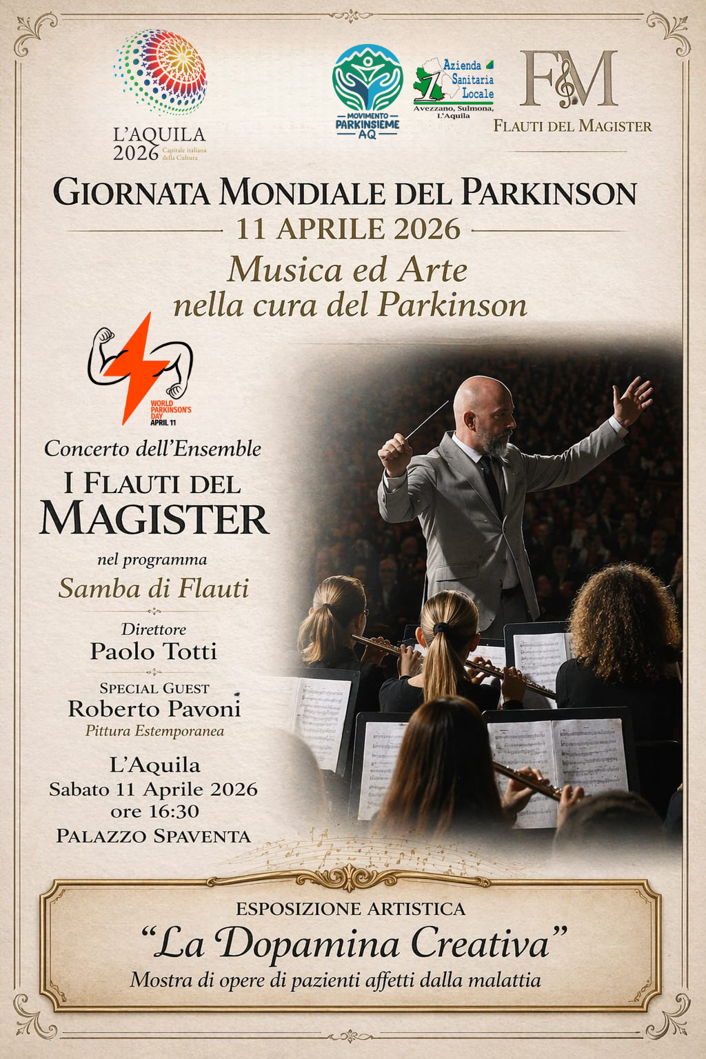 Musica ed Arte nella cura del Parkinson
